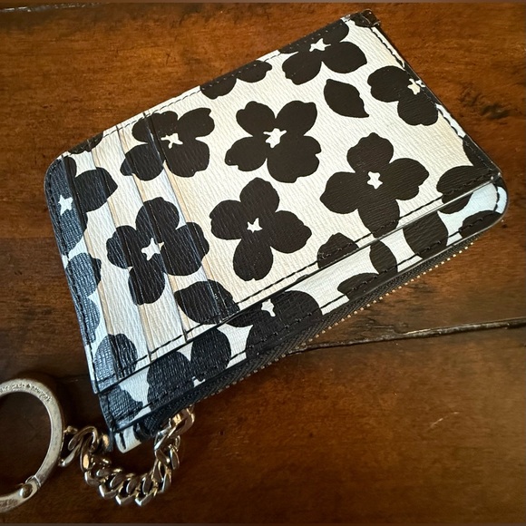 Kate Spade Monochrome Floral Clutch - Picture 3 of 7